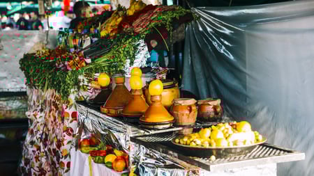 Se muestra una representación de la gastronomía del Sur de Mérida.